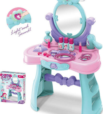 Pretty Beauty Παιδική Τουαλέτα Ομορφιάς με Σεσουάρ, Μουσική & Φως
