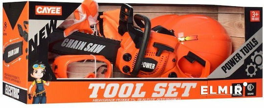 αιδικό Εργαλείο Αλυσοπρίονο Με Κράνος Γυαλιά Και Γάντια για 3+ Ετών