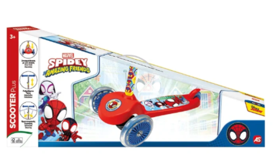SCOOTER PLUS SPIDEY AND HIS AMAZING FRIENDS