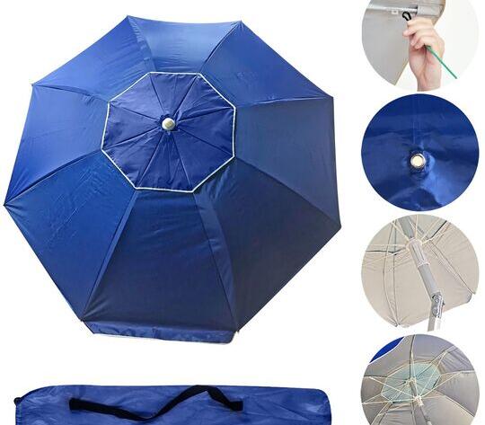 Ομπρέλα Παραλίας Alu-Fiberglass 2m με Επένδυση UV