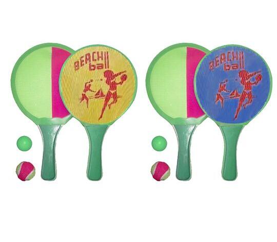 Ρακέτες 2 Όψεων σετ=2 + 2μπαλακια 33x19x0,9cm