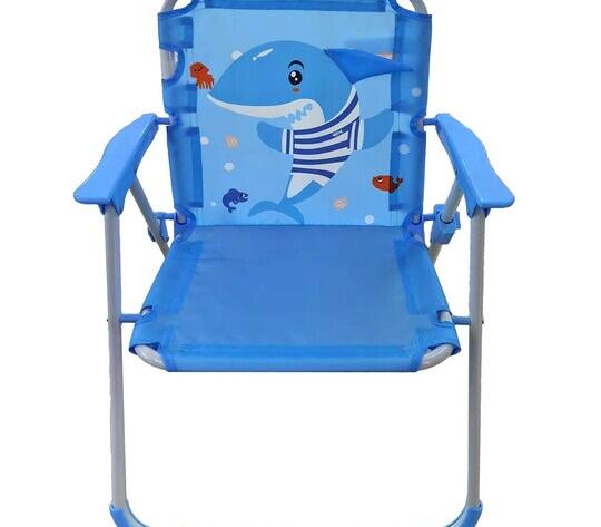 Καρεκλάκι Μεταλλικό Αναδιπλούμενο 50x39x37cm