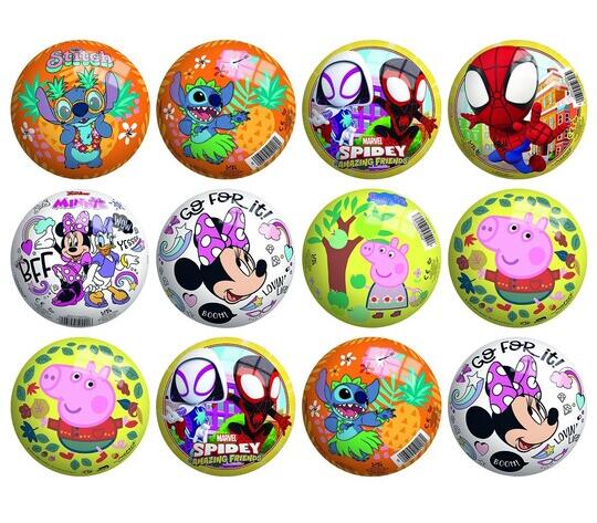 Μπάλα 13cm Stitch-Pepa-Minnie-Spidey Friends