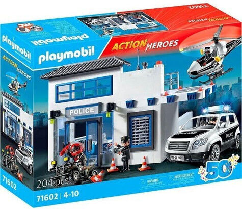 Playmobil Action Heroes Τμήμα Περιπολικό Ελικόπτερο